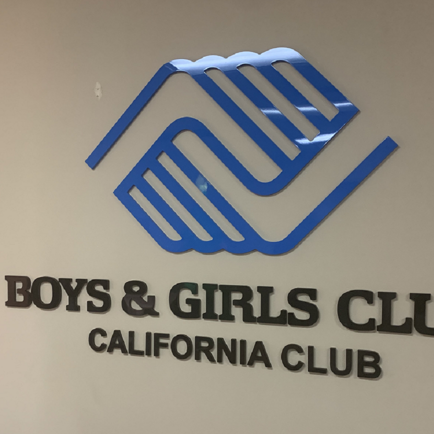 Sign at Boys and Girls Club California